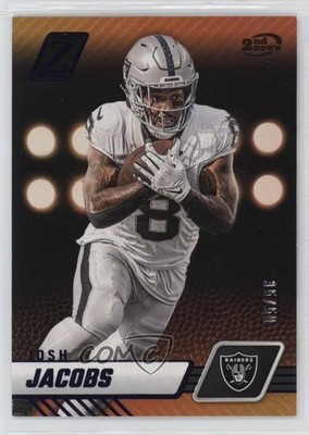 2023 Panini Zenith 2nd Down 35/50 Josh Jacobs #54 06ic