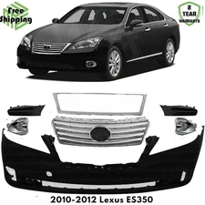 Front Bumper Cover Fascia & Grille Assembly Kit For 2010-2012 Lexus ES350