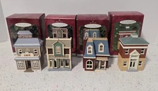 Hallmark Nostalgic Houses and Shops Lot Of 4 #14-17 Vintage 1997-2000