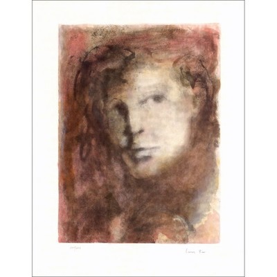 FINI Léonor - Original Lithograph ''Le regard sombre'' 65x50cm - 1974