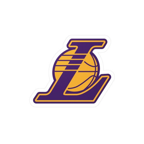 Los Angeles Lakers Kiss-Cut Vinyl Aufkleber, Sportwagen Aufkleber, Wandbild,