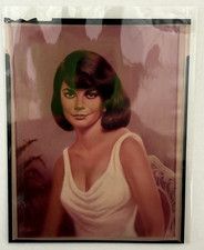 Natalie Wood portrait 4x5 photo transparency vintage authentic, RARE