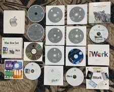 Apple Mac OS X Install Disks Lot 10.1.2 Applications 9.2.2 iMac Software Restore