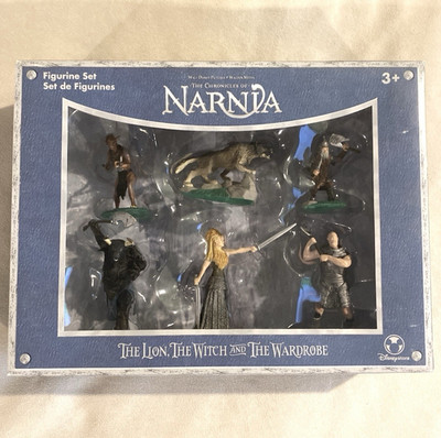 BRAND NEW Disney Store Chronicles of Narnia Lion Witch Wardrobe 6 Figure Set