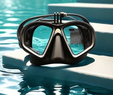 Attrezzatura da snorkeling con lente da prescrizione - Maschera subacquea a basso volume per tutte le età