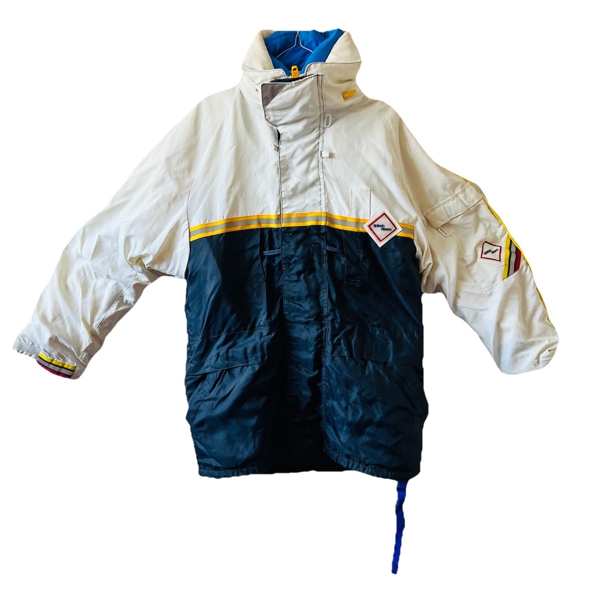 Splashdown Womens Fremantle Sailing Jacket Small Vintage White