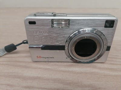 Pentax Optio 50L 5.0MP Digital Camera - Silver for sale online | eBay