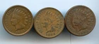 Indian Head Cent 1897 1893 1894 1895   3 coins * No reserve *