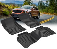 Floor Mats for Cadillac XT4 2019-2024 All Weather TPE Floor Liners for Cars