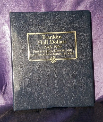 Franklin Half Dollars 1948-1963 Coin Album Book
