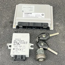 BMW E46 320ci 320i M54B25 Petrol MANUAL MS43 Siemens ECU EWS3 Key Set 7536649
