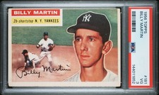Billy Martin 1956 Topps PSA 3 #181 New York Yankees