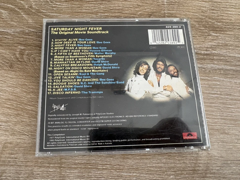Saturday Night Fever Soundtrack 1995 Polygram Records BMG album de musique - Photo 4/4
