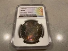 1880 S MORGAN SILVER DOLLAR TONED $1 NGC MS 64 Eye Candy Series 1