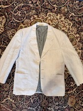 Vintage New River light  Beige Mens 100% Line...