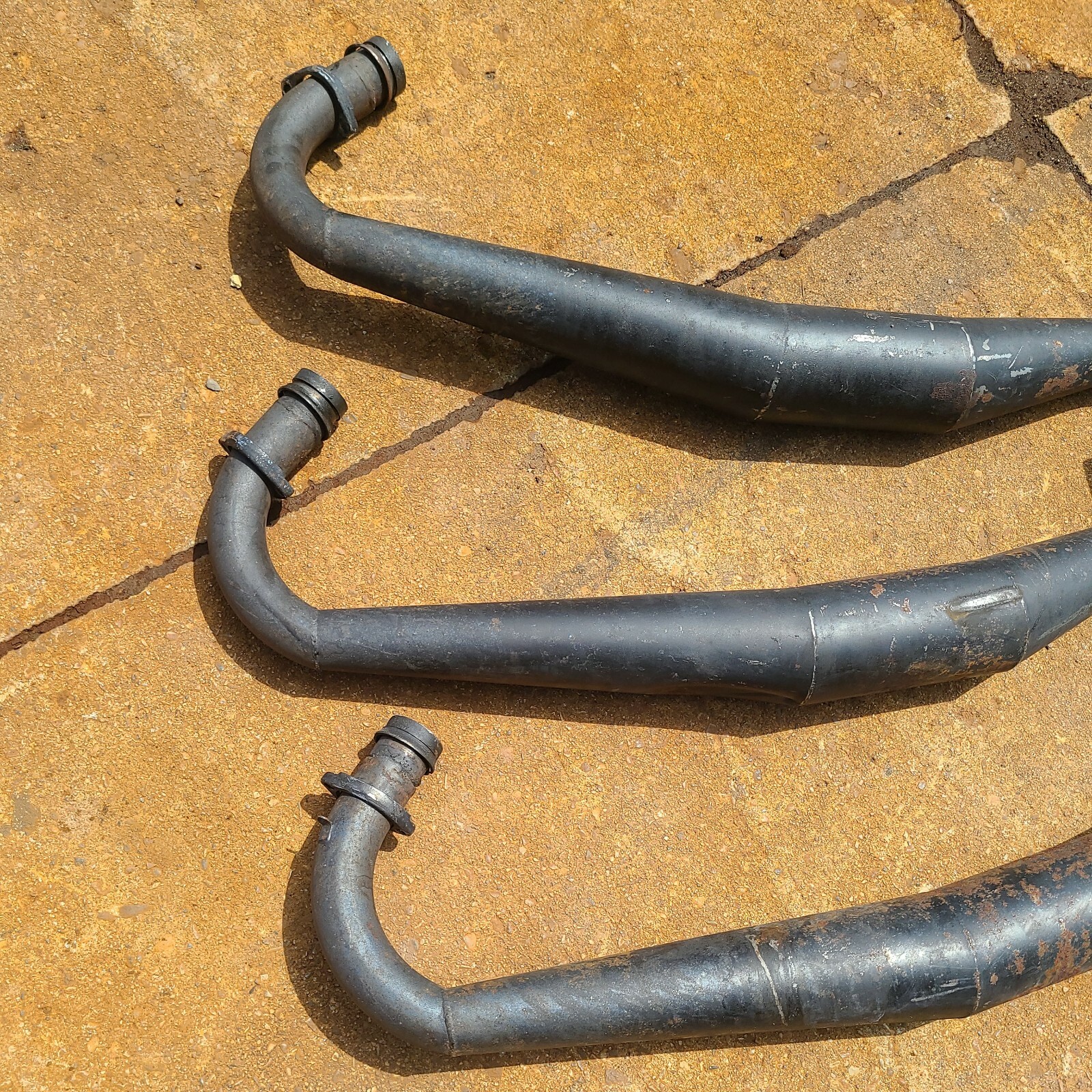 1974 74 Kawasaki H2 KH 750 Mach Exhaust Expansion Pipe Chambers set eBay