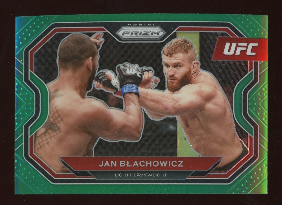 2021 Panini Prizm UFC Green Prizms Jan Blachowicz #140