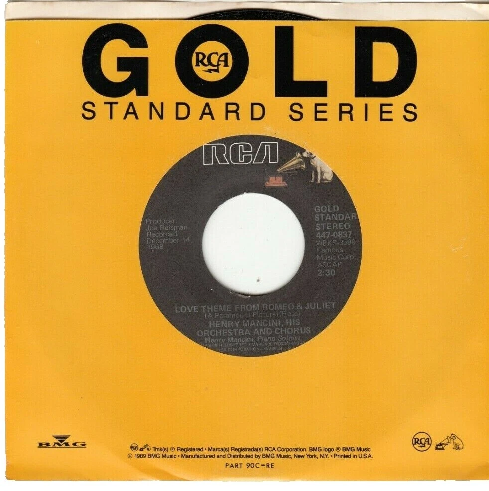 Henry Mancini discos de vinilo rock single