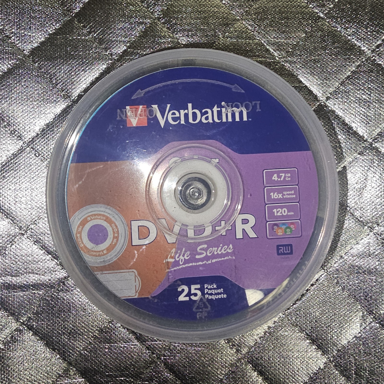 DVD-RW Verbatim 4,7Go - Lot De 5 Réutilisables