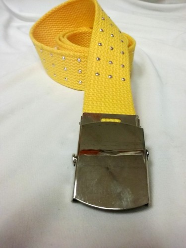 Kids/Teen Canvas Web Toddler Girls Boys Belts Dots Print one size fits all - Picture 9 of 9