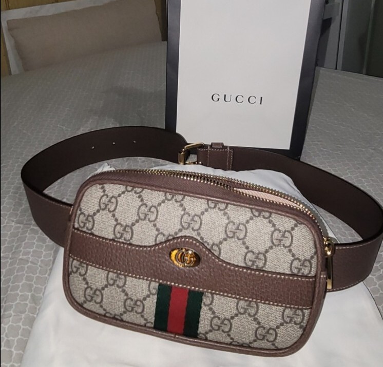 GUCCI(グッチ)/関税送料込み Ophidia GG Supreme Belt Bag New Gucci Women's Ophidia GG Supreme Belt Bag IPhone Case