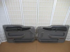 99-07 F250 F350 Pickup Excursion LEFT RIGHT GRAY Interior Power Door Panel SET