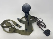 Vintage WW2 HAND MICROPHONE No. 4A ZA With Chest Mount Rig Gorgeous!