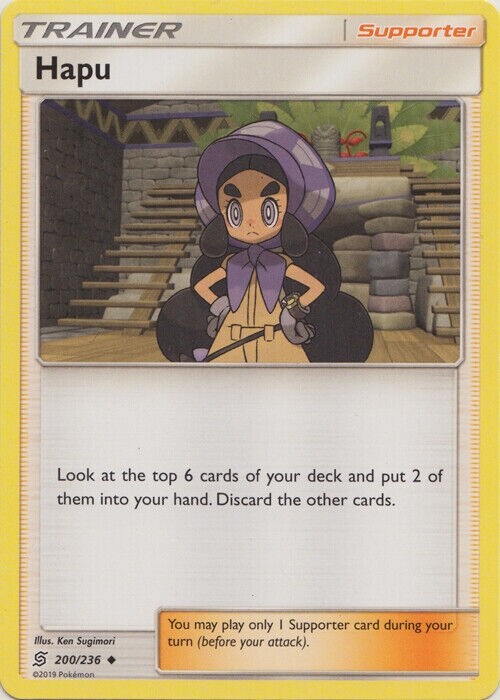 Pokemon - Hapu - 200/236 - Unified Minds - NM/M