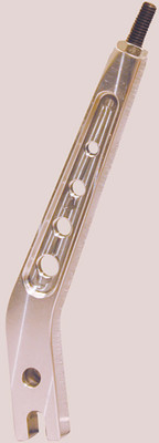 LONACRE Shift Lever, Standard, Floor, 3/8-16 in Thread, 8 in