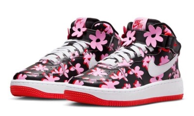 NIKE ナイキ エアフォース1 MID SE GS イージーオン ピンク 花柄 s-l400.jpg