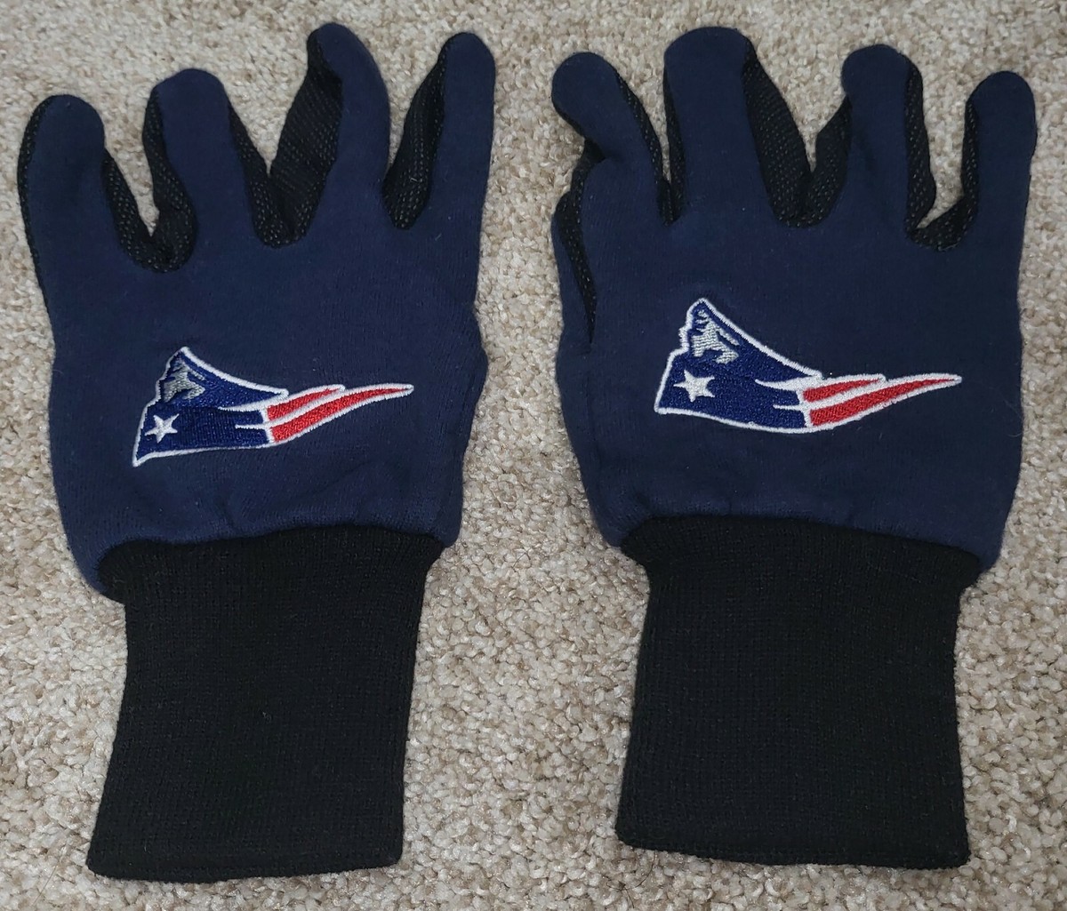 New England Patriots NFL Men’s Navy Lightweight Grip Warm Gloves