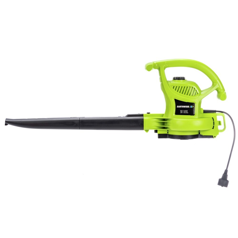 Earthwise Leaf Blower Vacuum Mulcher Corded Electric 240 MPH 390 CFM 12