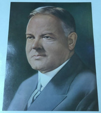 President Herbert Hoover Portrait Poster 11
