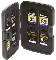 Plano Sd Card Holder Box, Black, One Size Plano Sd Card Holder Box, Black, One Size