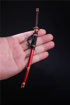 Hot 1/6 Scale Japanese Samurai Metal Katana Samurai Sword Model for 12'' Figure
