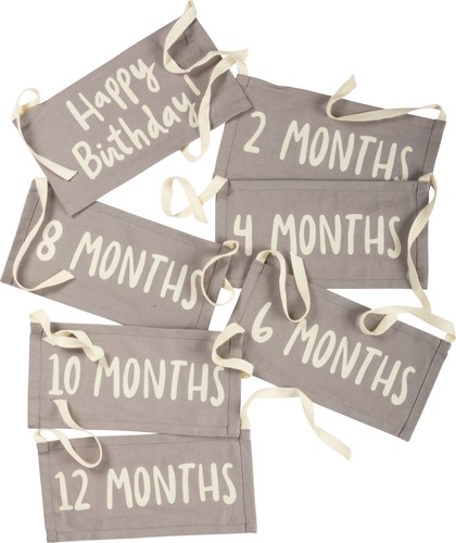 Milestone Pillow Watch Me Grow Pillow 15" x 15" Baby Shower, Baby Gift NEW - Picture 4 of 4