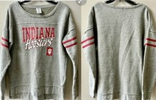 Indiana Hoosiers Grey SweatshirtWomen s Size Large