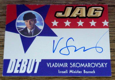2006 TK Legacy JAG Premiere Edition D27 Vladimir Skomarovsky Debut Autograph