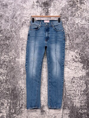 Revice Venus Jeans Womens Star High Waisted Crop Denim Size 28