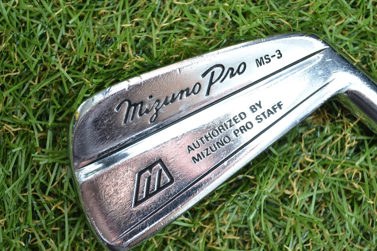 稀少品！Mizuno Pro MS-3 ミズノプロ MS-3 アイアン9本　R MIZUNO Pro MS-3 Iron Set 3-9+Pw UCV Steel Shaft Flex-SR 8pcs