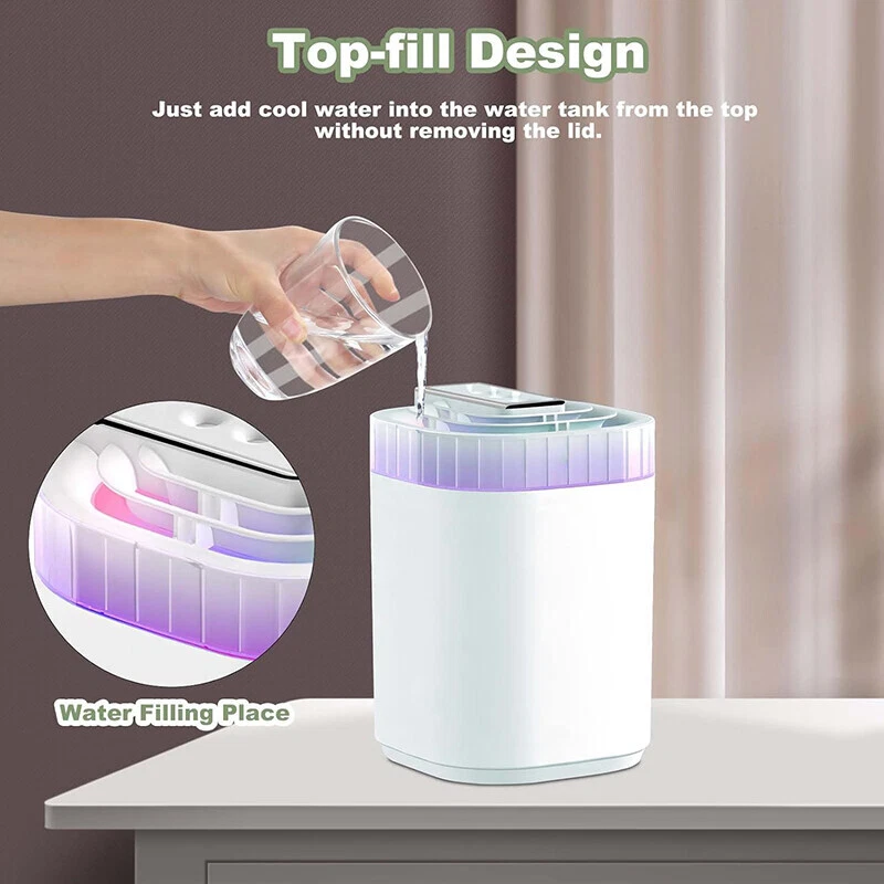 Large Room 3L Ultrasonic Humidifier Bedroom Cool Mist Air Humidifier - Image 4 of 4