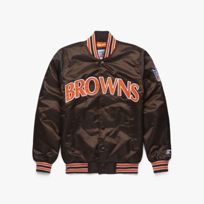 Cleveland Starter Jackets HOMAGE X Starter Cleveland Browns Satin