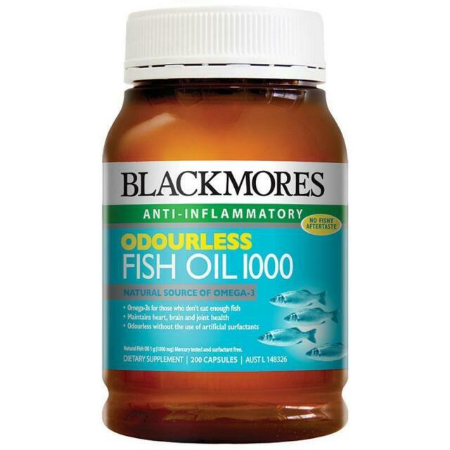 Blackmores odourless fish Oil 200шт (9300807241417)