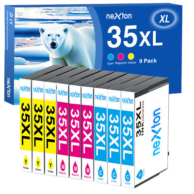 Farbe Set Patronen für Epson 35 XL WorkForce Pro WF-4700 WF-4720 WF4725 WF-4735