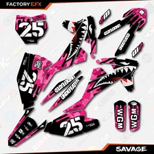 Pink Savage Camo Racing Graphics Kit fit KTM 16-18 sx sxf xc xcf 125 250 450