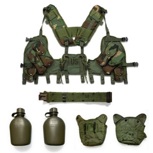 USGI Enhanced Tactical Load Bearing Vest Complete Kit BDU