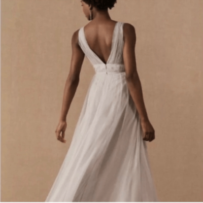 Anthropologie BHLDN Jenny Yoo Sarita Maxi Bridesmaid Dress NEW Size 2 in Lilac