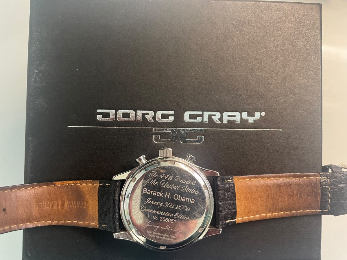 JORG GRAY Gent's Wristwatch JG6500-51 BARRACK OBAMA (R7A012009) | eBay