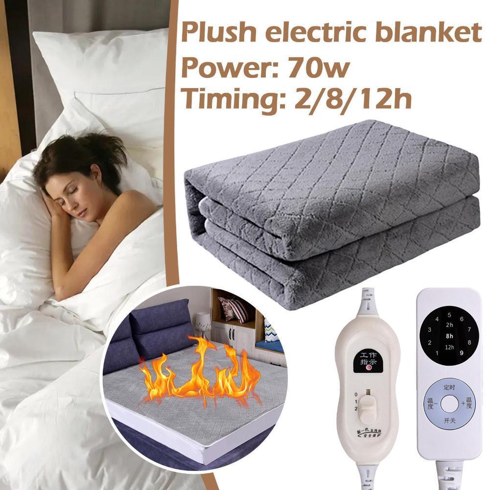 Electric Blanket Heated Washable Timer Under Luxury Usual Double Size C3B3  | eBay