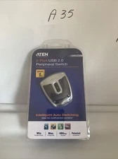 Aten 2-Port USB 2.0 Peripheral Switch (Model: US221A) - NEW